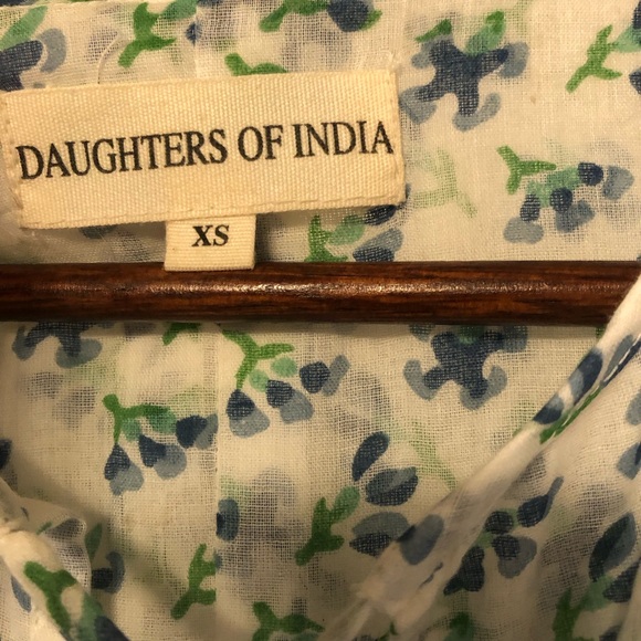 Daughters of India Kyra Mini Dress Azure XS - Picture 4 of 10